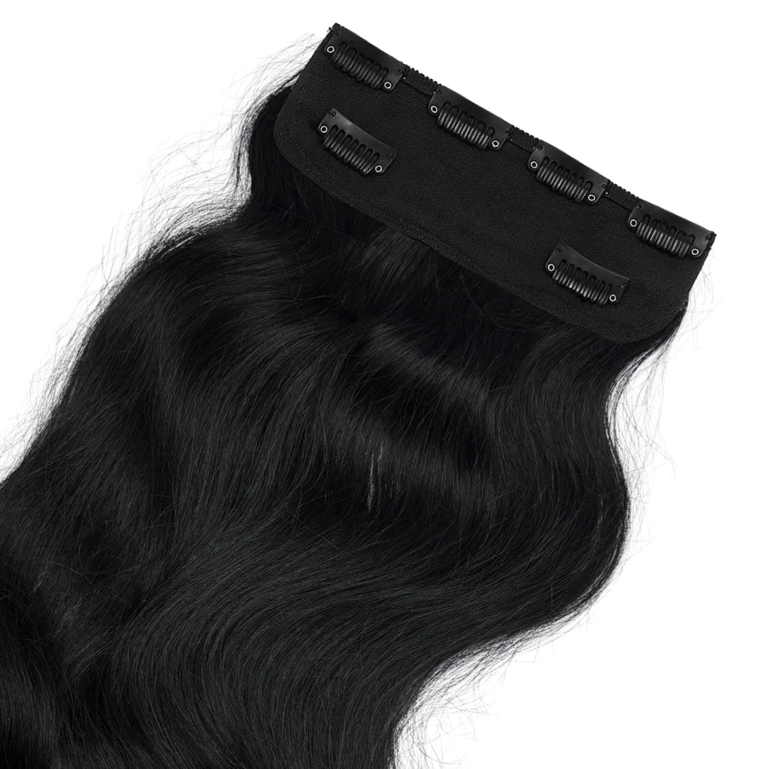100% human hair clip-in extensions for women in India