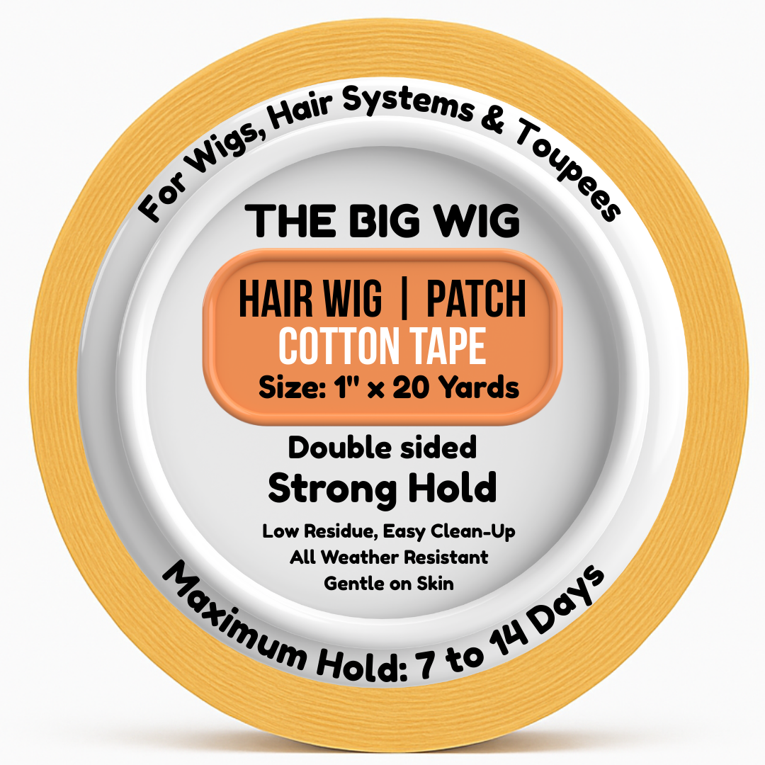 Long-lasting toupee tape for wigs and hair replacement systems
