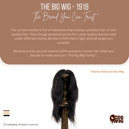 Human Hair Chemo Wig - The Big Wig