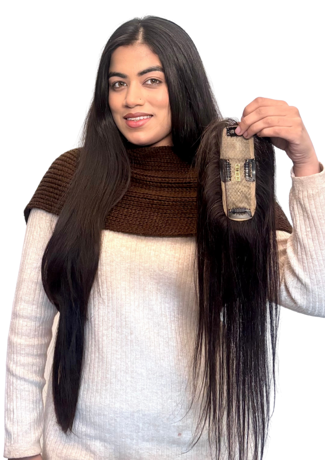 1.5x5 Inch Scalp-Like Silk Hair Topper – Human Hair for Women | The Big Wig - The Big Wig