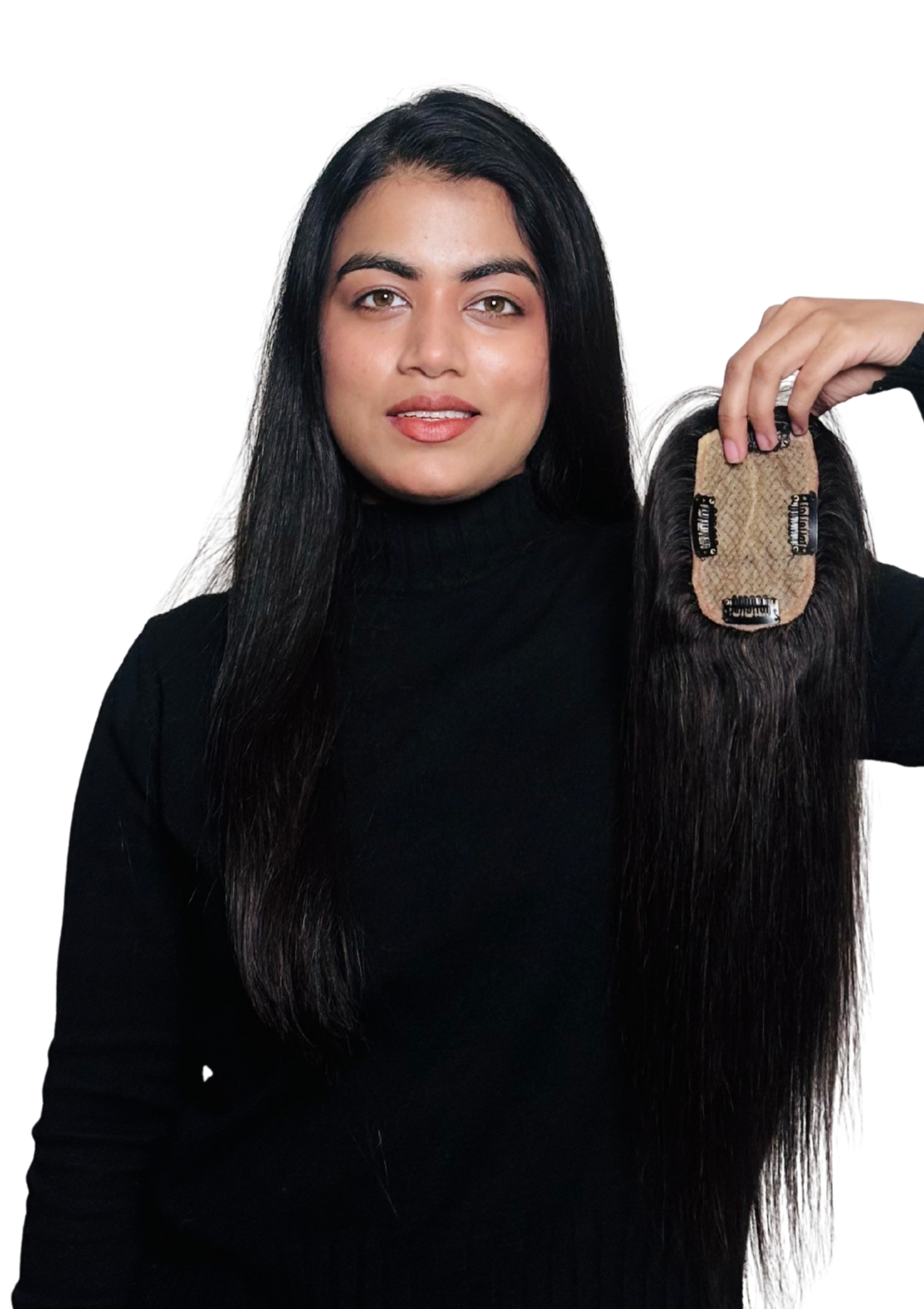 3x4 Inch Scalp-Like Silk Hair Topper – Human Hair for Women | The Big Wig - The Big Wig