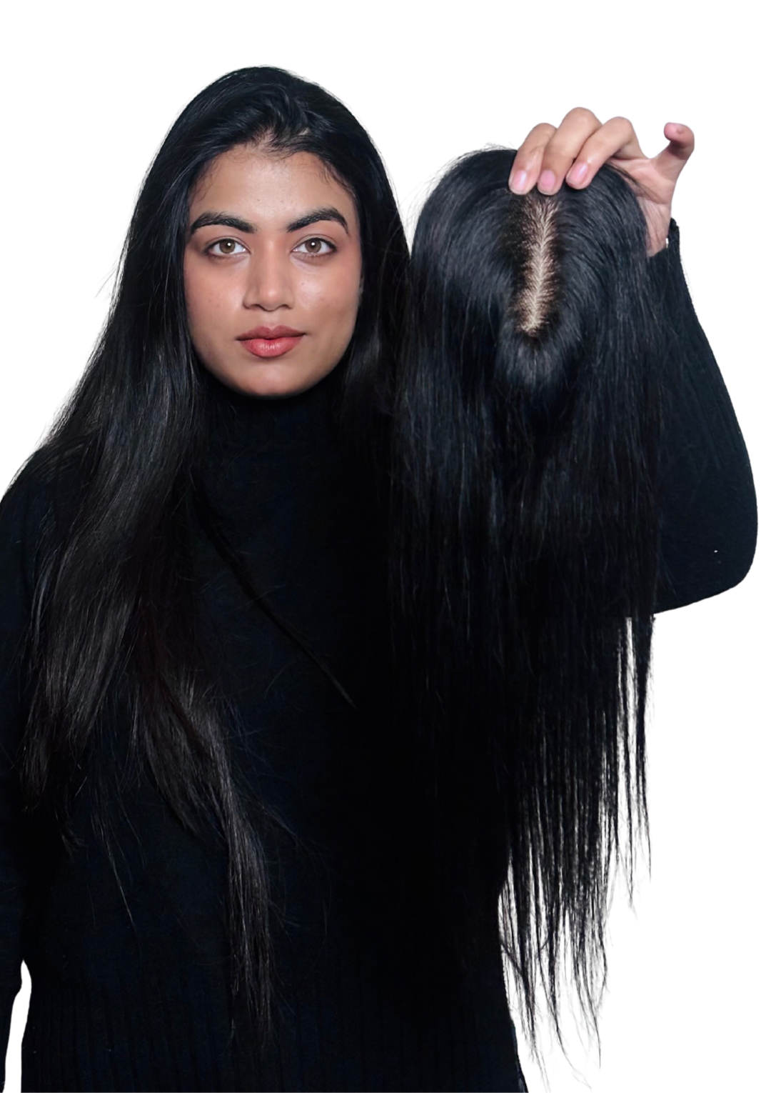 3x4 Inch Scalp-Like Silk Hair Topper – Human Hair for Women | The Big Wig - The Big Wig