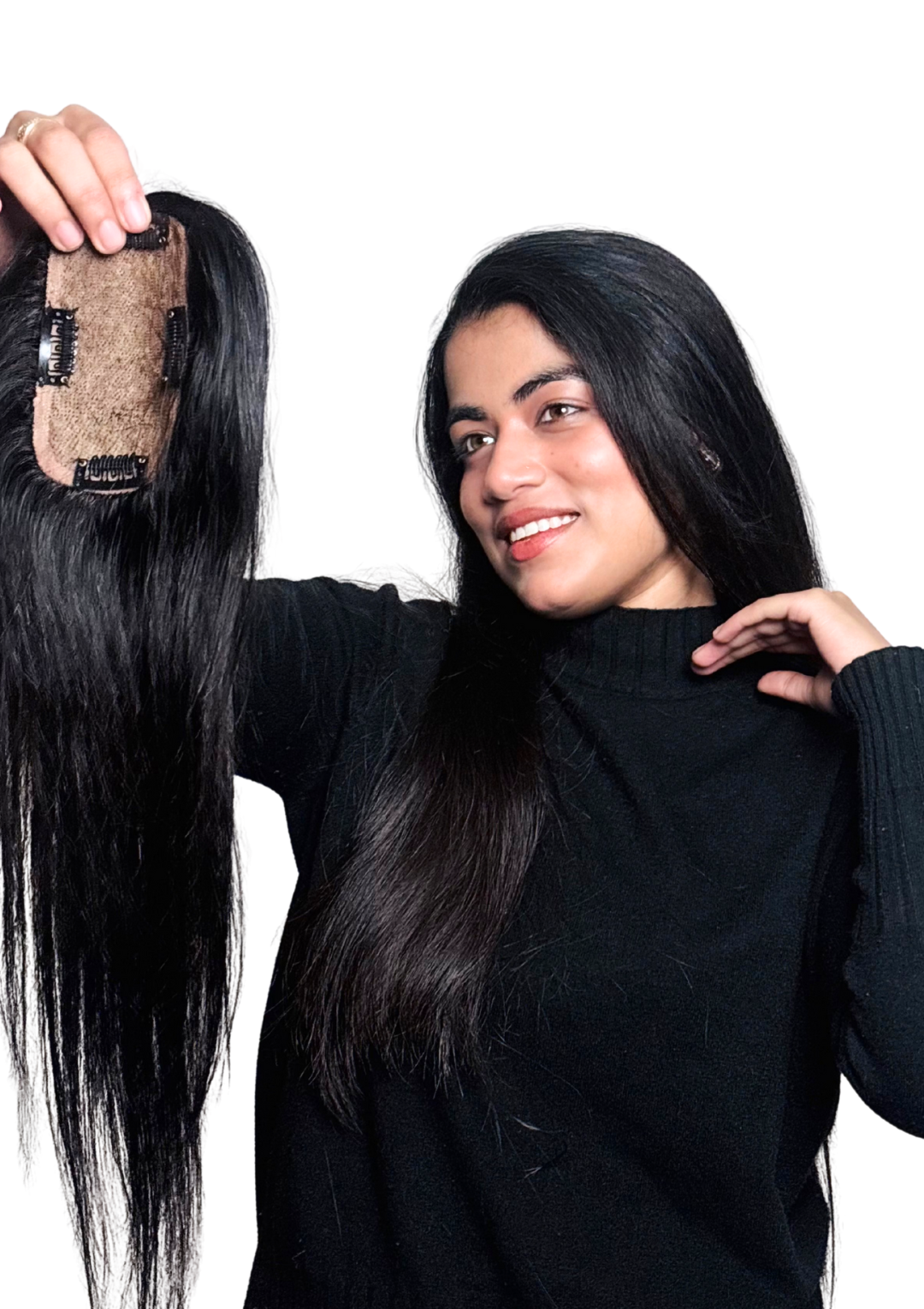 3x4 Inch Scalp-Like Silk Hair Topper – Human Hair for Women | The Big Wig - The Big Wig