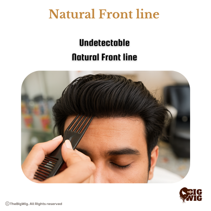 Premium Frontline Hair Patch | 100% Original Human hair patch