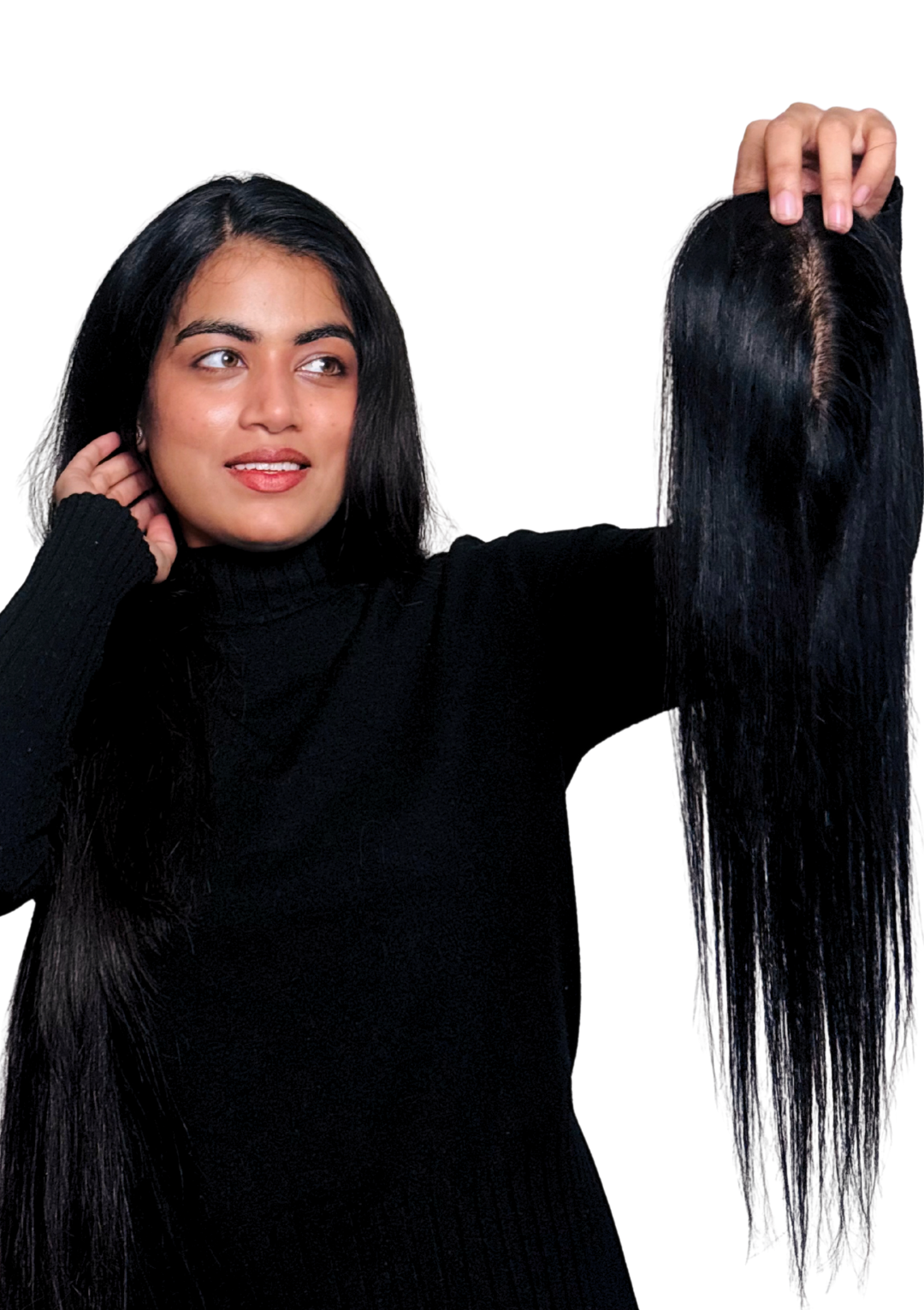 3x5 Inch Scalp-Like Silk Hair Topper – Human Hair for Women | The Big Wig