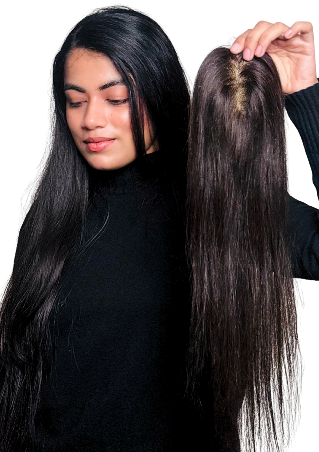 3x5 Inch Scalp-Like Silk Hair Topper – Human Hair for Women | The Big Wig - The Big Wig