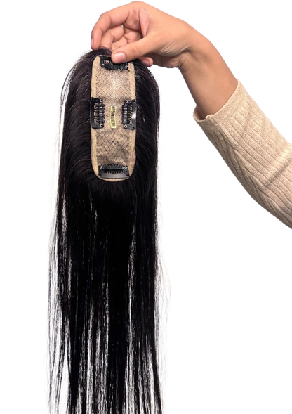 1.5x5 Inch Scalp-Like Silk Hair Topper – Human Hair for Women | The Big Wig - The Big Wig
