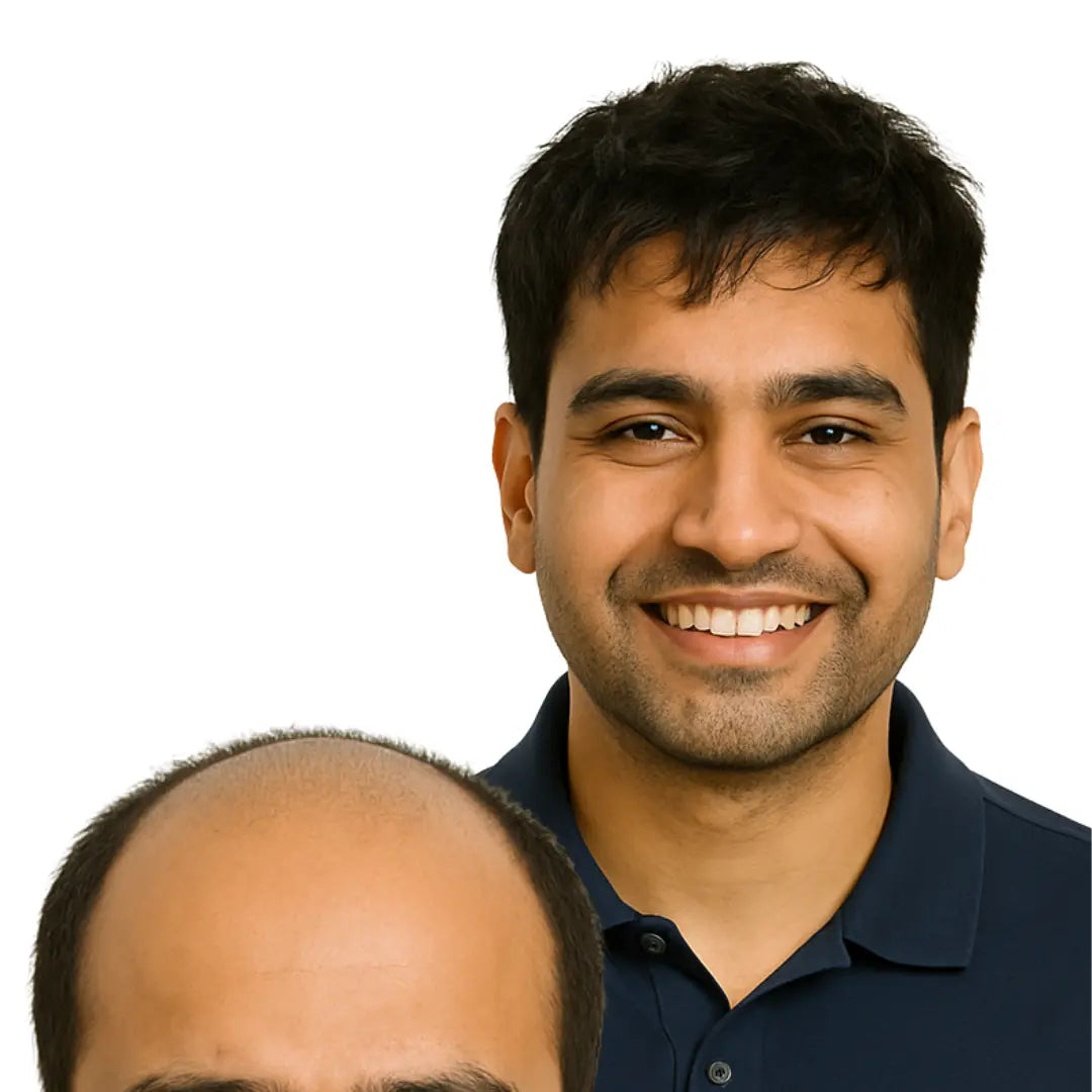 Usa Mono D Regular Men Hair Patch | 100% Human Hair | Natural Look Hair System