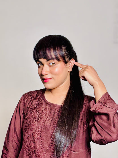 Clip In Curtain Bangs | Human Hair
