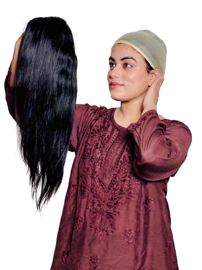 Full Head Wig | Human Hair 1.5X5 Silk base Parting
