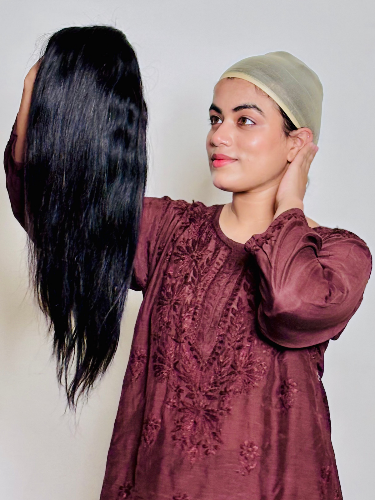 Full Head Wig | Human Hair 1.5X5 Silk base Parting