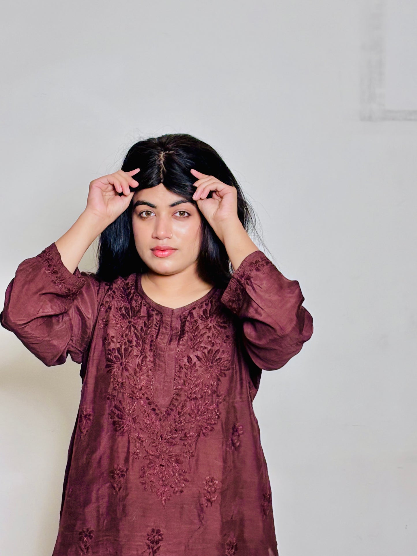 Full Head Wig | Human Hair 1.5X5 Silk base Parting