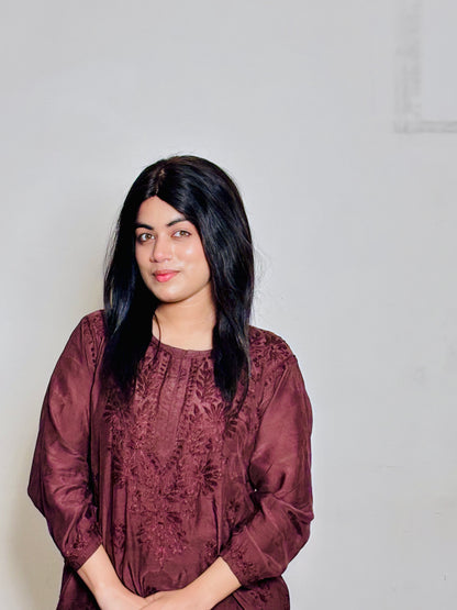 Full Head Wig | Human Hair 1.5X5 Silk base Parting