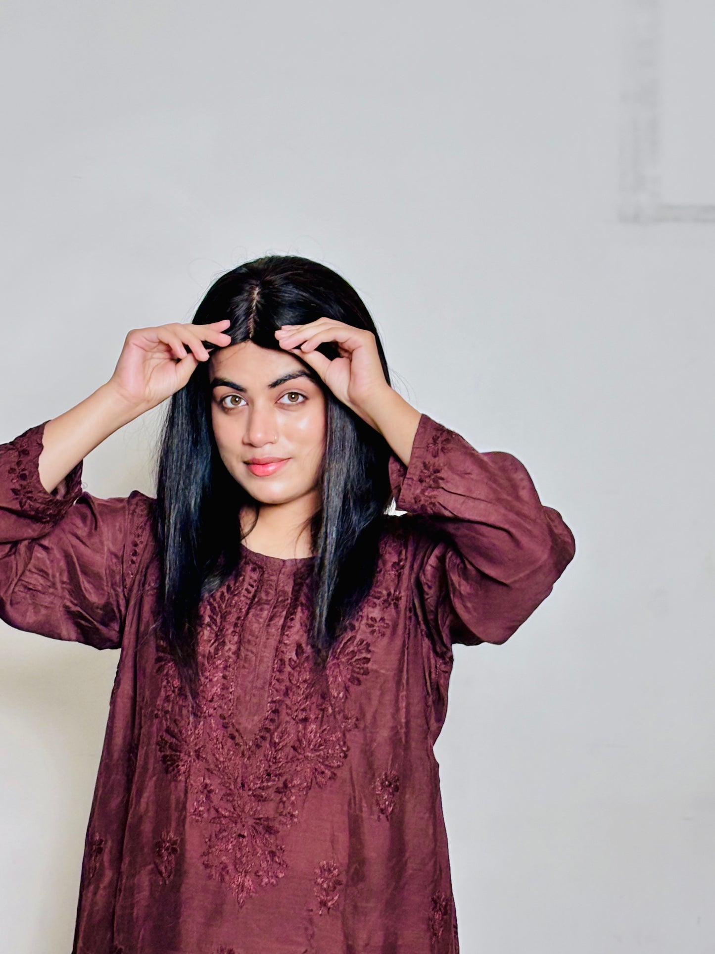 Full Head Wig | Human Hair 1.5X5 Silk base Parting
