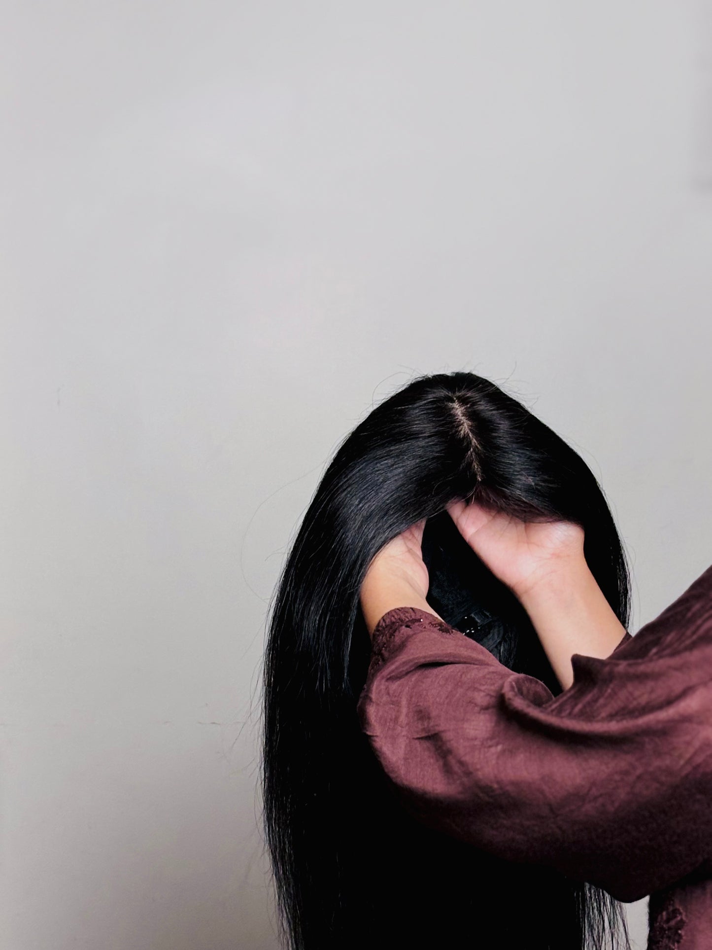 Full Head Wig | Human Hair 1.5X5 Silk base Parting