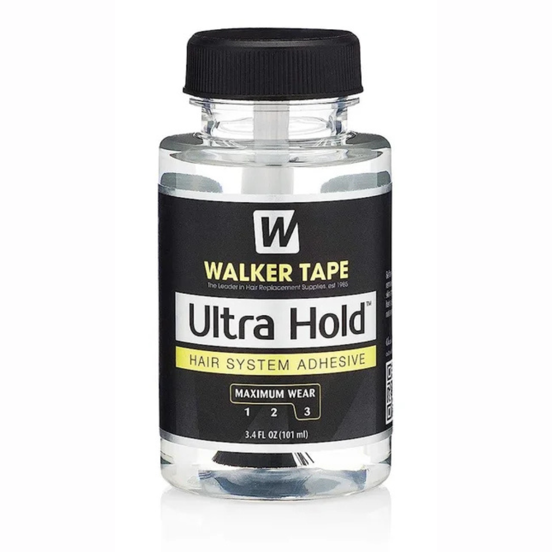 Walker – Ultra Hold Hair System Glue 101ml | Waterproof, Clear, Skin-Safe Adhesive for Wigs & Hair Patches (3–6 Weeks Hold)